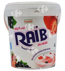 Yaourt Raïb du Bled Fraise Fromital 900 g