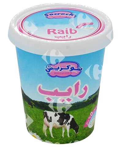 Yaourt Raïb Nature Sans Sucre Socrech 380 g