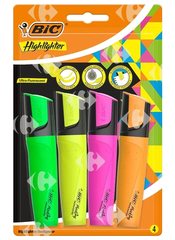 Surligneur PLat Bic Couleurs Assorties Bic 4 unités