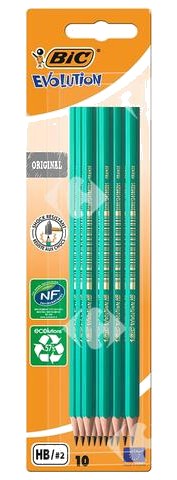 Crayon HB Écolution Évolution 650 HB Bic 10 unités