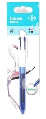 Stylo à Bille 4 Couleurs Classiques CT78222 Carrefour