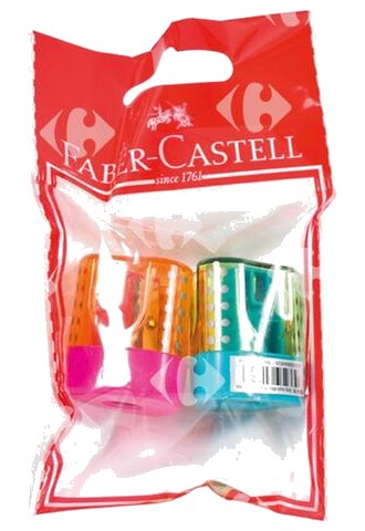 Taille crayon Grip Auto Faber-Castell - 2 unités
