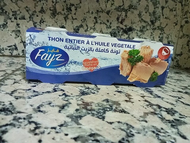 Thon à l’huile végétale Fayz – Lot de 3 x 80g