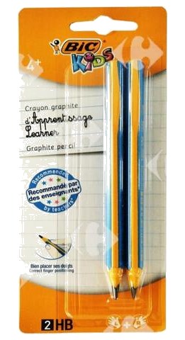 Crayon HB Kids Evolution Bic 2 unités