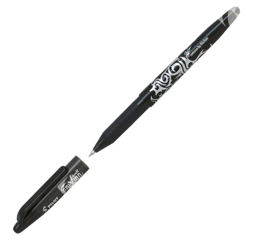 Stylo Roller Effaçable Noir Frixion Pilot 0.7mm