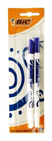 Pack d'Effaceurs Blister Bic 2 unités