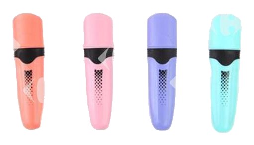 Surligneur Coloris Assortis Pastel Carrefour 4 unités