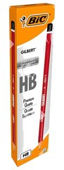 Crayon HB BIC Gilbert 33 HB Assortiment de 12 pièces Pack Promo