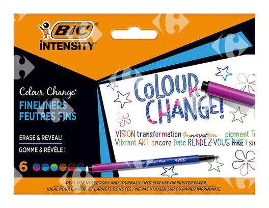 Boîte Changeante de Crayons de Couleur WFP 6 Couleurs Assorties Pack Promo