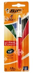 Stylo-Bille Rétractable Pointe Fine 4 Couleurs Original Bic 1 unité