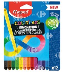 Crayons Color' Peps Infinity Maped 12 pièces