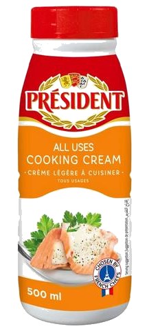 Crème UHT 18% Président 50 cl