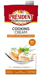 Crème UHT 18% Mg Président 1 L