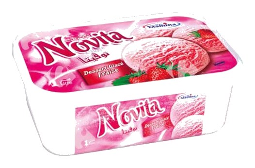 Crème Glacée Fraise Novita 1 L