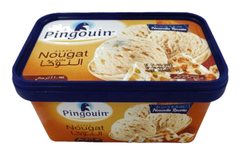 Crème Glacée Nougat en Bac Pingouin 1 L