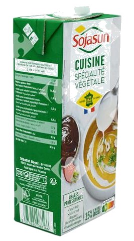 Spécialité Végétale Cuisine Sojasun 1 L