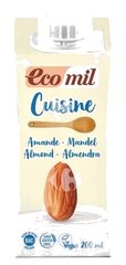 Crème Cuisine Amande Bio Ecomil 200 ml
