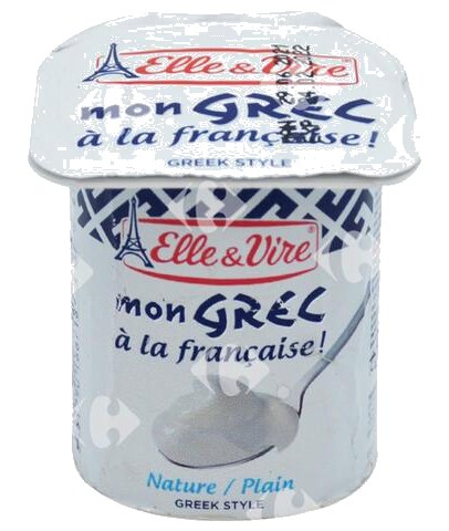 Yaourt Nature Mon Grec Elle Et Vire 125 g