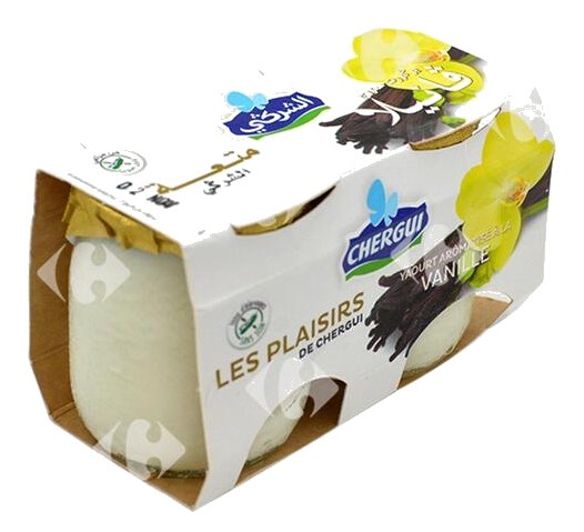 Yaourt Brassé Vanille Les Plaisirs de Chergui 2x125 g