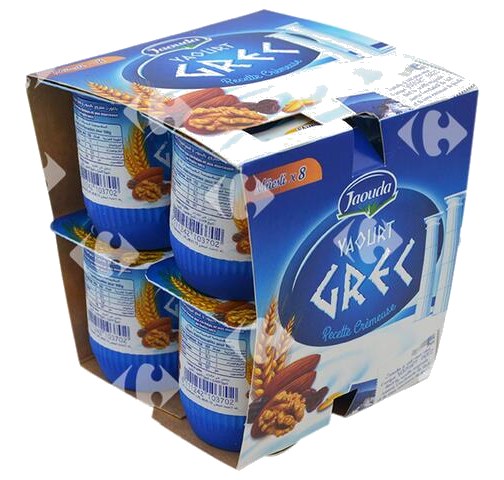 Pack Yaourt Brassé Muesli Grec Jaouda 8x110 g