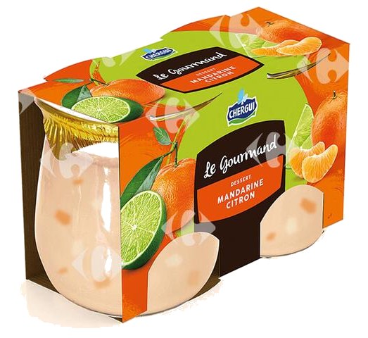 Dessert Mandarine et Citron Le Gourmand Chergui 2x125 g