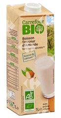 Boisson Végétale Douceur d'Amande Sans SucresAjoutés Carrefour Bio 1 L