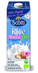 Boisson Végétale de Riz et d'Amandes Bio sans Gluten Scotti 1 L