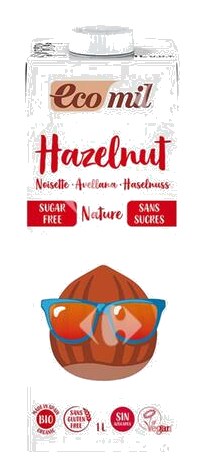Boisson aux Noisette Nature Sans Sucre Bio Ecomil 1 L
