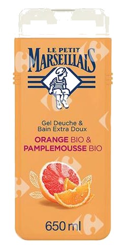 Crème de Douche Orange Le Petit Marseillais 650 ml