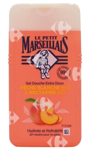 Crème de Douche Nectarine Le Petit Marseillais 250 ml