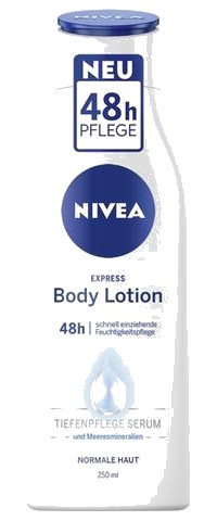 Lait Crème Express Hydration Nivea 250 ml