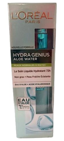 Soin Liquide Aloe Peaux Normales et Mixtes Hydra Genius Skin Expert 70 ml