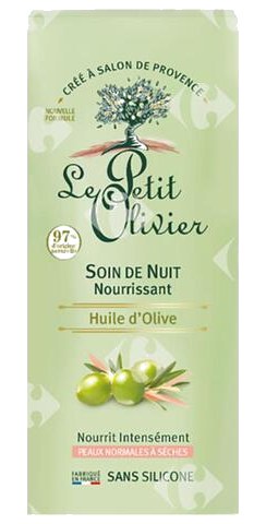 Soin de Nuit nourissant Huile D'Olive Le Petit Olivier 50 ml