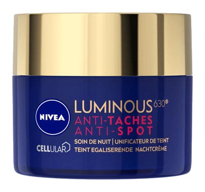 Soin Nuit Unificateur de Teint Cellular Luminous 630 NIVEA 50 ml
