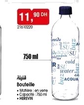 Bouteille en verre – 750ml