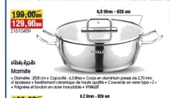 Marmite Vivaldi avec couvercle – 6,5L (Ø28cm)
