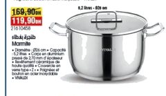 Marmite Vivaldi avec couvercle – 5,2L (Ø26cm)