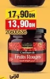 Confiture Fruits Rouges La Délicieuse – 420g