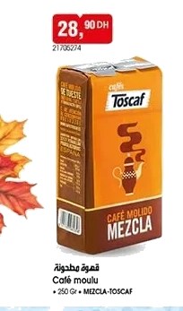 Café moulu Mezcla Toscaf – 250g