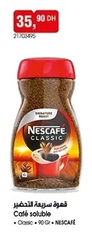 Café soluble Classic Nescafé – 90g