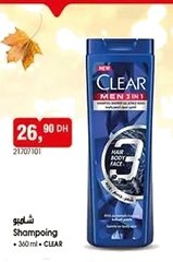 Shampoing Clear Men 3en1 – 360ml