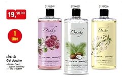 Gel douche Dushy (Rose, Coco, Jasmin) – 1L