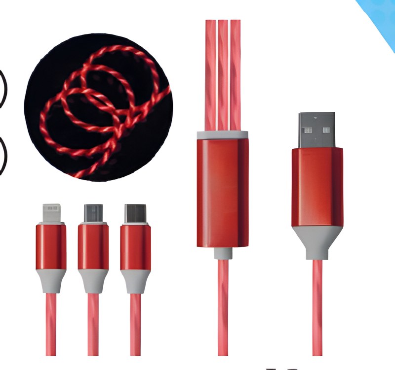 Câble 3-en-1 LED Citytek MF109323