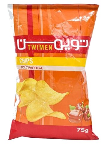 Chips Paprika Twimen 75 g