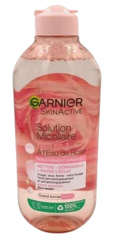 Eau Micellaire Tout en 1 à l'Eau de Rose Garnier 400 ml
