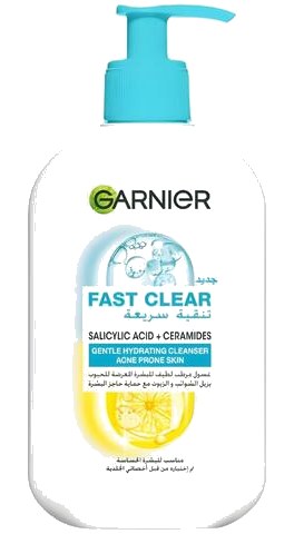 Gel Nettoyant Fast Clear Garnier 250 ml