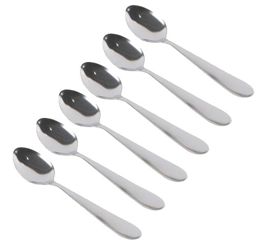 Set de Cuillères de Table en Acier Inoxydable 6 unités