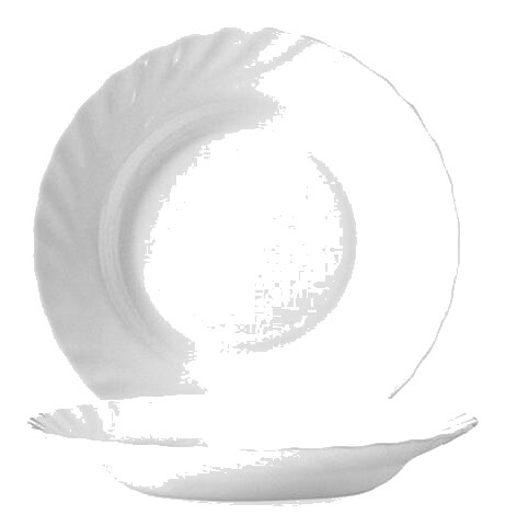 Assiette Creuse Blanche Trianon 22cm