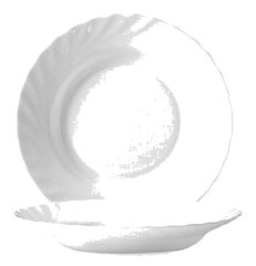 Assiette Creuse Blanche Trianon 22cm