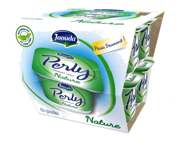 FROMAGE PERLY NATURE 8*85G PACK JAOUDA
